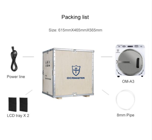 OCAmaster OM-A3 15 Inches Big Size Air Bubble Remover Machine For iPad Pro And Tablet Screen