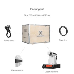 OCAmaster OM-AS10T Automatic Focusing Laser Separator Machine For Separating iPhone Front and Back Cover