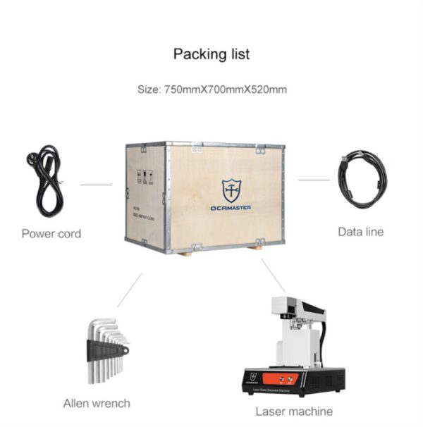 OCAmaster OM-AS10T Automatic Focusing Laser Separator Machine For Separating iPhone Front and Back Cover