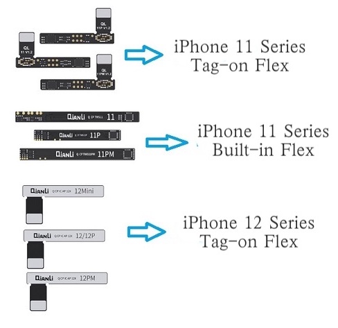 Qianli Copy Power Battery Data Corrector For iPhone 11 12 Pro Max Mini Battery Pop Ups Widows Repair Error Health Warnning