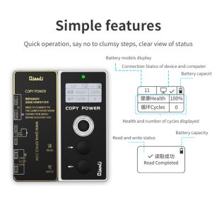 Qianli Copy Power Battery Data Corrector For iPhone 11 12 Pro Max Mini Battery Pop Ups Widows Repair Error Health Warnning