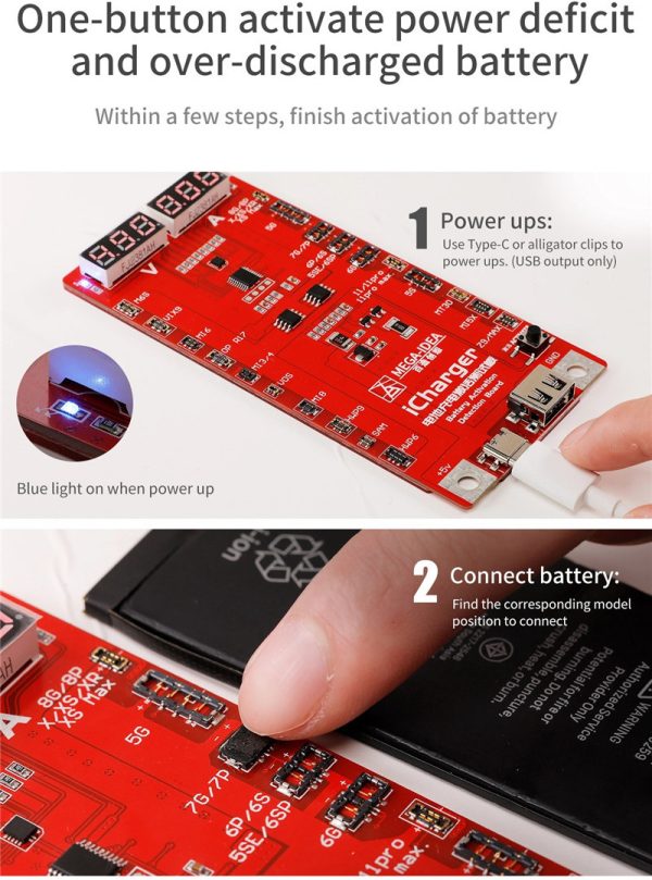 QianLi Professional Intelligent Repair Activation Board Testing Equipment Battery Activator Test Board For Iphone Huawei