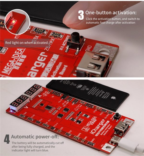 QianLi Professional Intelligent Repair Activation Board Testing Equipment Battery Activator Test Board For Iphone Huawei