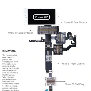 Qianli Tool iBridge Test Cable for iPhone X 8P 8G 7P 7 6SP 6S 6P 6 Motherboard Fault Display Touch Tail Plug Rear Camera
