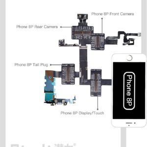 Qianli Tool iBridge Test Cable for iPhone X 8P 8G 7P 7 6SP 6S 6P 6 Motherboard Fault Display Touch Tail Plug Rear Camera