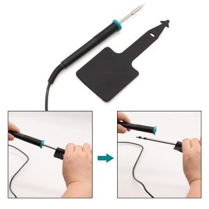 QUICK TS1200A Lead Free BGA Soldering Iron Station LED Display with One Soldering Tip for Phone Motherboard Repair