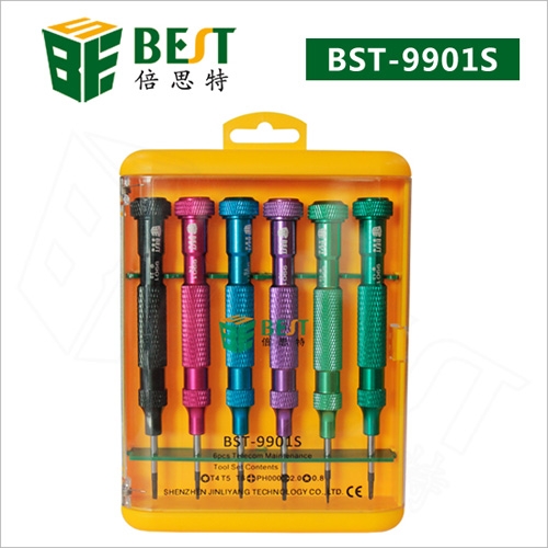 6pcs Electronic tools Screwdriver Set /BEST BST-9901S