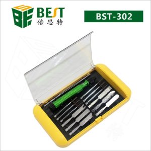 14pcs in 1 Portable Screwdriver Kit for Macbook & Cellphone /BEST BST-302