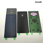 Rear Battery Door Back Cover Glass with Sticker for Samsung Galaxy S7 / Edge / S8 / S9 / S10 / Note 8 / Note 9 / Note1