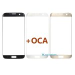 Front Outer Screen Glass Lens with pre-installed OCA for Samsung Galaxy S7 Edge