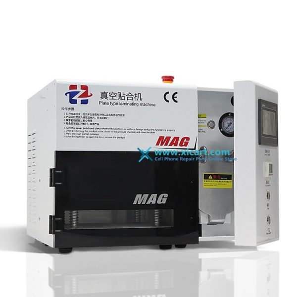 A+ New Version 5 in 1 (7 inch) KO MAG Vacuum Laminator Machine Built-in Vacuum Pump Air compressor and Bubble Remover