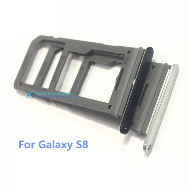 SIM Card Tray Holder Slot for Samsung Galaxy S8 / S8 Plus SIM Holder Slot Tray Adapter Single Version