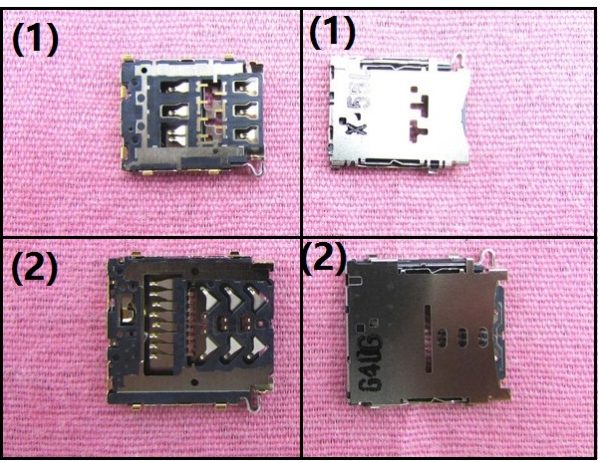SIM Card Reader Contact Replacement for Samsung Galaxy A3 A300 / A5 A500 / A7 A700