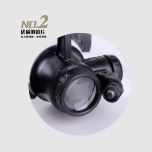 10X 15X 20X 25X Watch Repair Magnifying Glasses Eyewear Magnifier Loupe with LED 9892GJ - Image 7