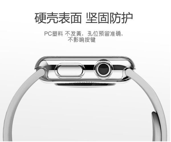 Silicone Transparent Full Coverage iWatch Case