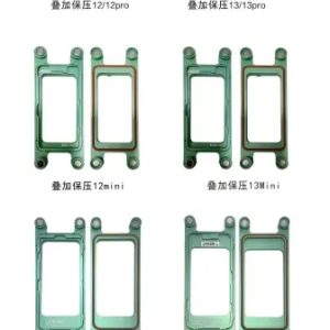 Magnetic Adsorption Frame Bezel Installation Mold Holder for iPhone X /Xs /11/12/13/14 mini / Pro / Max – Aluminium #XHZC