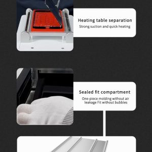2022 Newest 3in1 Mini LCD Separator vacuum laminating Deforming machine #TBK-208M - Image 8