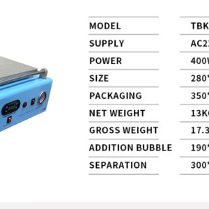 TBK-968C LCD Screen Separate OCA Autoclave Bubble Remove Machine Built in compressor vacuum pump for ipad Curved screen