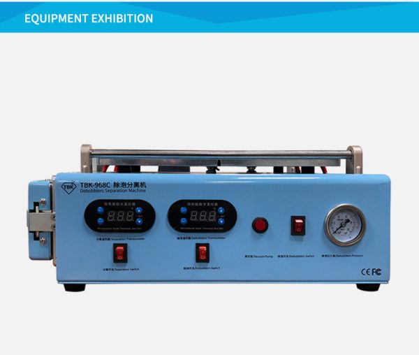TBK-968C LCD Screen Separate OCA Autoclave Bubble Remove Machine Built in compressor vacuum pump for ipad Curved screen