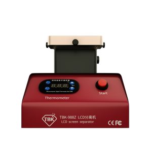 Rotatable Platform Glue Remove Holder Plate & LCD Separator Heater Machine Dual Pump #TBK-988Z