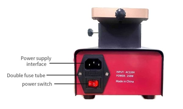 Rotatable Platform Glue Remove Holder Plate & LCD Separator Heater Machine Dual Pump #TBK-988Z