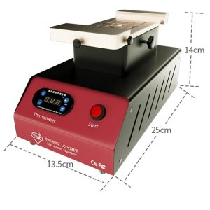 Rotatable Platform Glue Remove Holder Plate & LCD Separator Heater Machine Dual Pump #TBK-988Z
