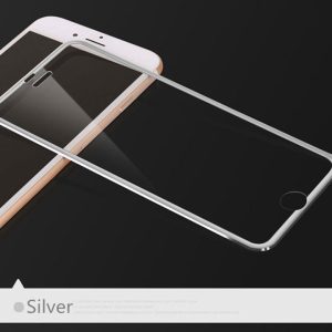 Full Coverage Tempered GLass 3D Metal Edge For iPhone 6-8Plus (Colorful Titanium Metal Edge) - Image 8