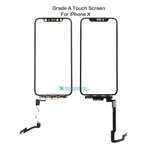 Digitizer Front Glass Lens Touch Screen Outer Panel With touch Flex Cable for iPhone X