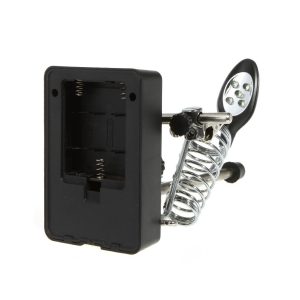 LED Light Magnifier Helping Hand Auxiliary Clamp Alligator Clip Stand #MG16129-C