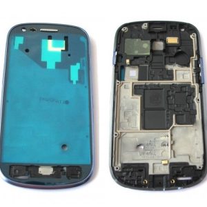 LCD Front Housing Frame Bezel Plate Middle Frame For Samsung Galaxy S3 Mini i8190/i8200 – Silver/Blue/Black
