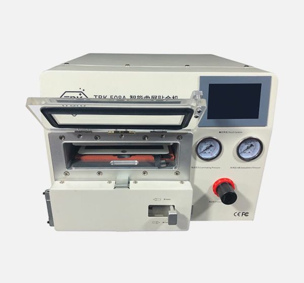 2019 Newest edge screen 5 in 1 lcd vacuum laminating machine bubble removing machine for tablet Samsung #TBK-508A