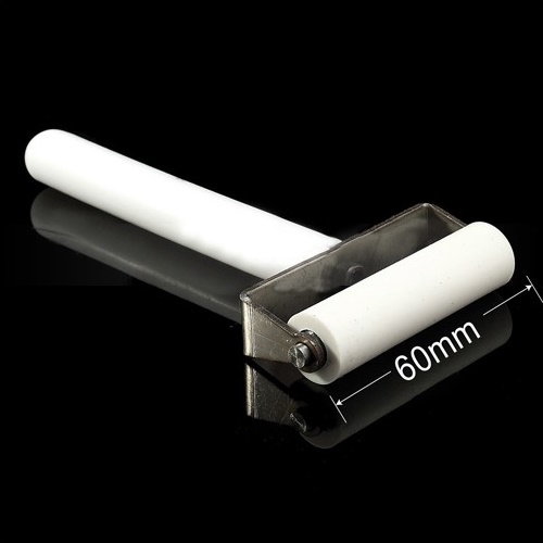White Soft Silicone Roller for Pushing Screen Protector Film