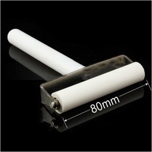 White Soft Silicone Roller for Pushing Screen Protector Film