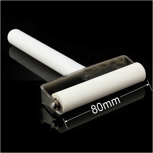 White Soft Silicone Roller for Pushing Screen Protector Film