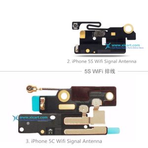 Wifi Signal Wi-Fi Antenna Ribbon Flex Cable line and Cover For iPhone 5 / 5C / 5S / 6 / 6 Plus / 6S / 6S Plus / 7 / 7 Plus
