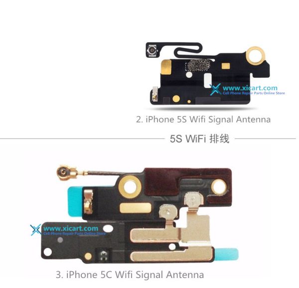 Wifi Signal Wi-Fi Antenna Ribbon Flex Cable line and Cover For iPhone 5 / 5C / 5S / 6 / 6 Plus / 6S / 6S Plus / 7 / 7 Plus