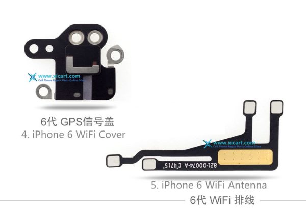 Wifi Signal Wi-Fi Antenna Ribbon Flex Cable line and Cover For iPhone 5 / 5C / 5S / 6 / 6 Plus / 6S / 6S Plus / 7 / 7 Plus