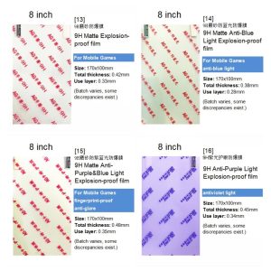 8 inch PET TPU Screen Protective Film Explosion-proof Privacy Matte for Laser Cutting Machine - Image 5