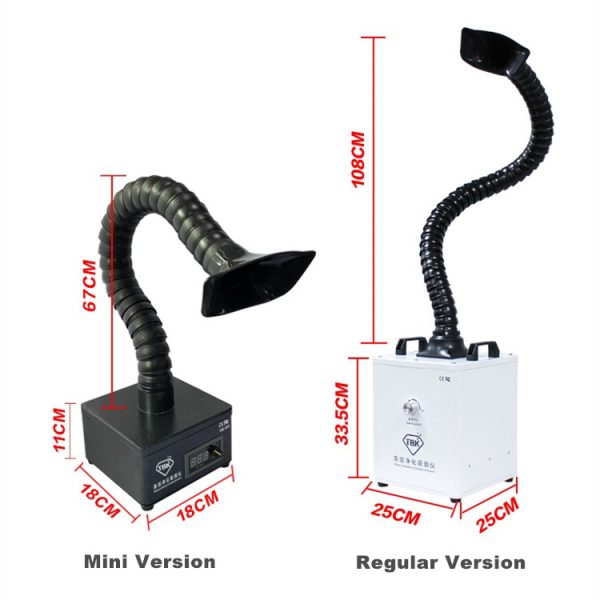 Mini Solder fume Smoker Absorber Smoke Purifier # TBK-638