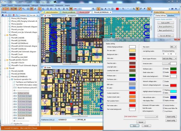 Online ZXW Team 3.22 Schematics Digital Authorization Code for iPhone iPad Samsung Logic Board Zillion X Work Circuit Diagram